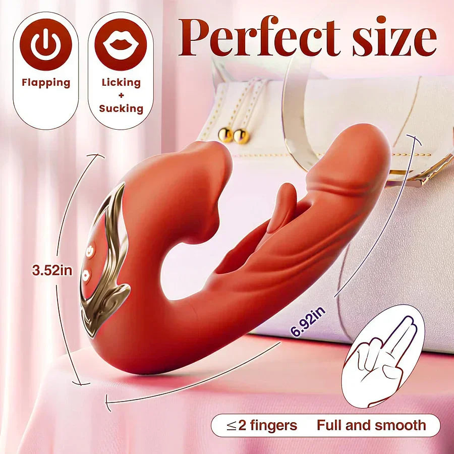 🎀Unleash 2026’s Ultimate Pleasure 🎀G-Spot Vibrator Female Sex Toy, featuring 7 slapping vibration modes and 5 licking/sucking modes🎀